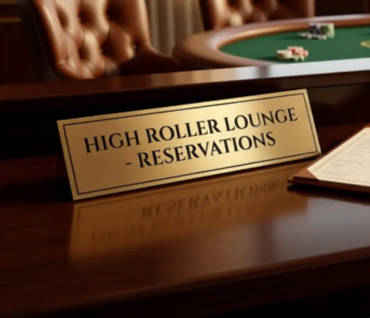 Elegant high roller suite prepared for a private offline poker booking